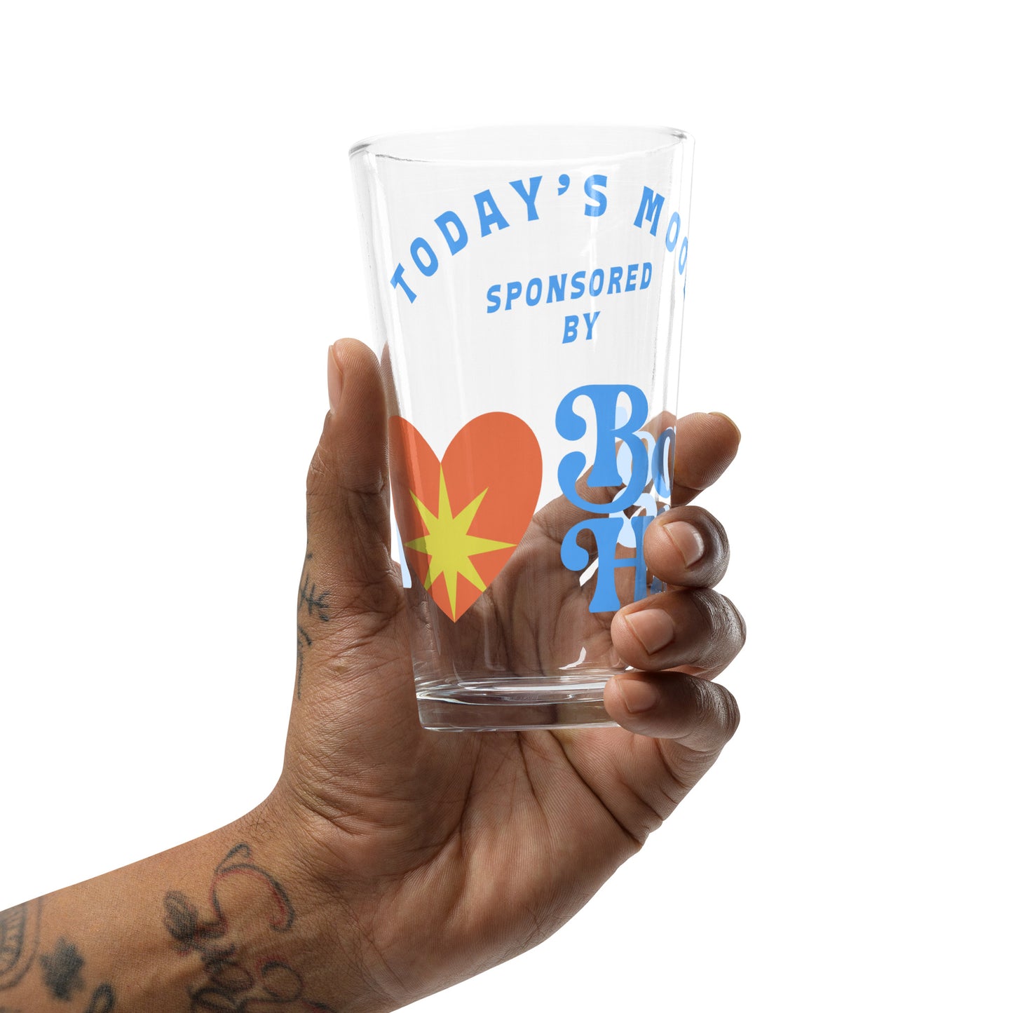 Shaker pint glass