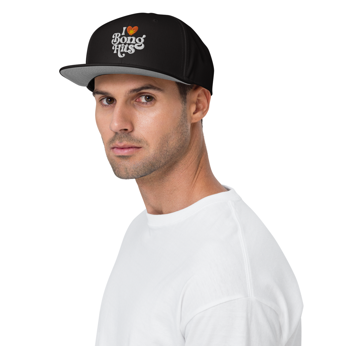 Embroidered Snapback Hat